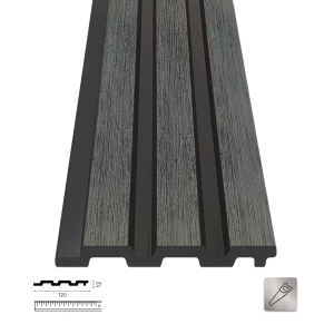 PNL-12120-S Grey Polimer Duvar Paneli