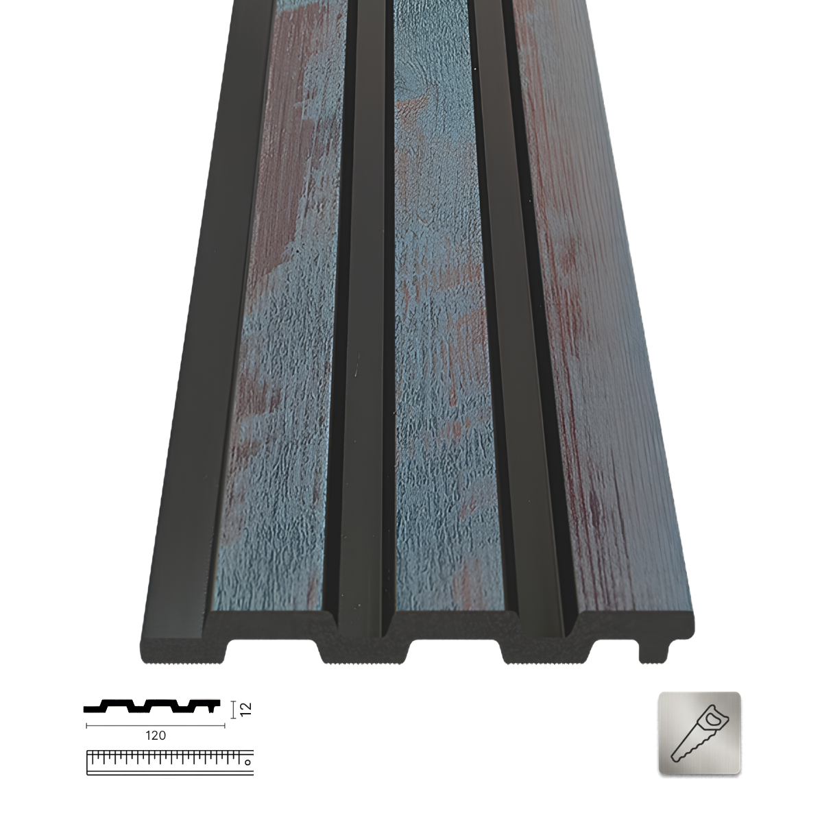 PNL-12120-S Rustic 2 Polimer Duvar Paneli