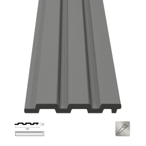 PNL-12120-S Smart Gri Polimer Duvar Paneli