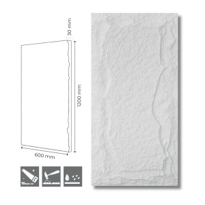 Kaya 60120-1 Beyaz Kaya Panel