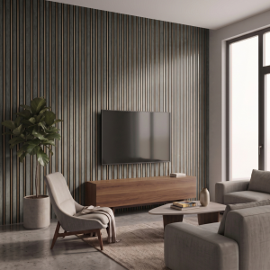 PNL-12110-S Grey Gold Polimer Duvar Paneli