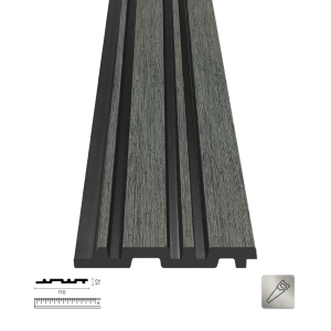PNL-12110-S Grey Polimer Duvar Paneli