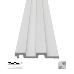 PNL-20120S White Polimer Duvar Paneli