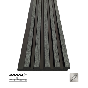 PNL-10115 Grey Polimer Duvar Paneli