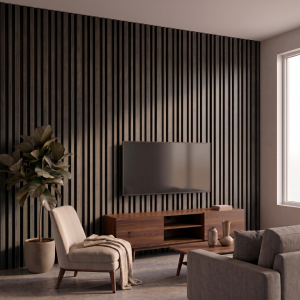 PNL-20200 Grey Polimer Duvar Paneli