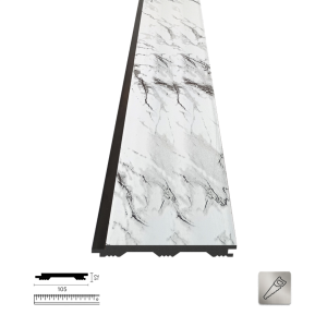 PNL-12105 Bianco Polimer Duvar Paneli