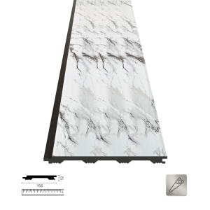 PNL-12155 Bianco Polimer Duvar Paneli