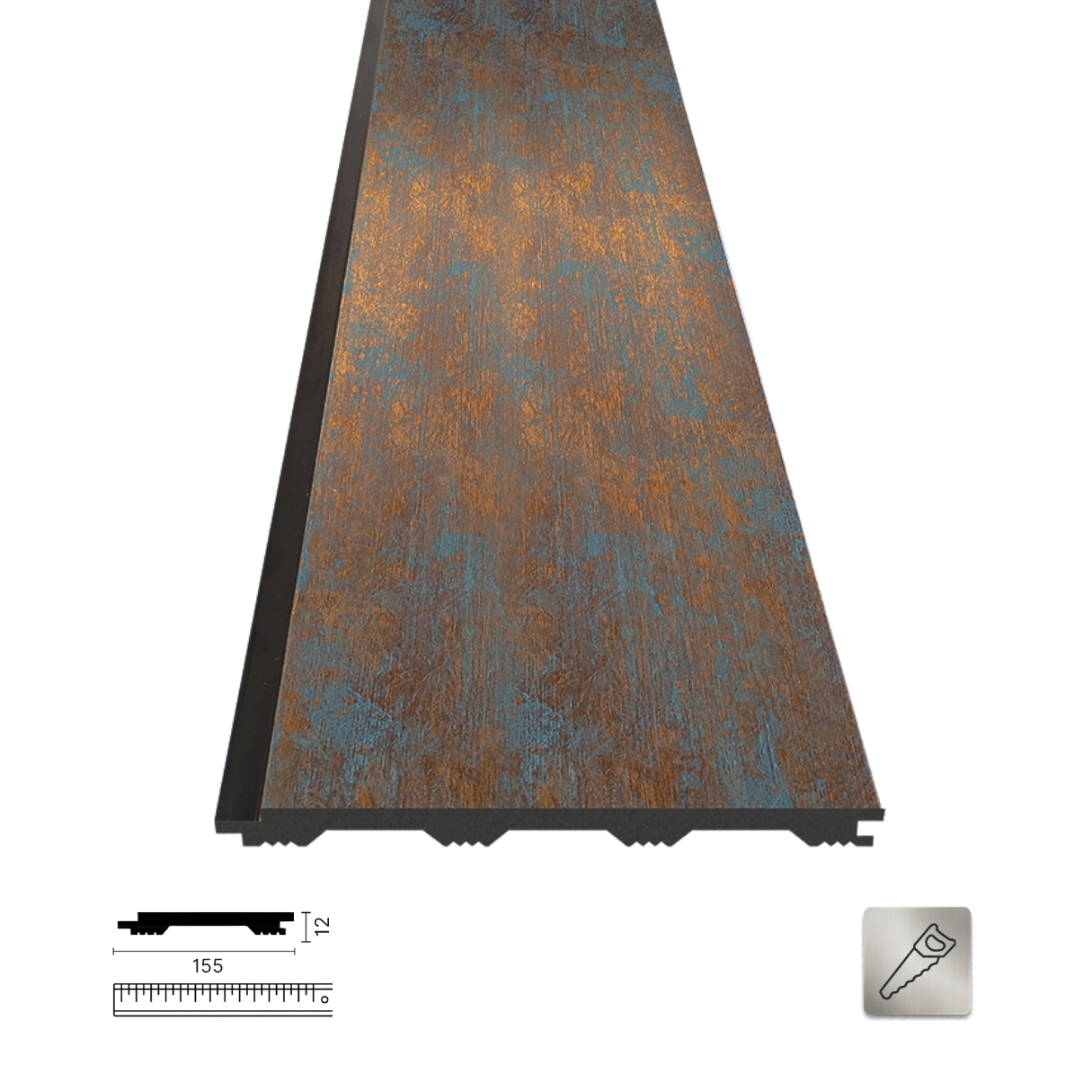 PNL-12155 Rustic Polimer Duvar Paneli
