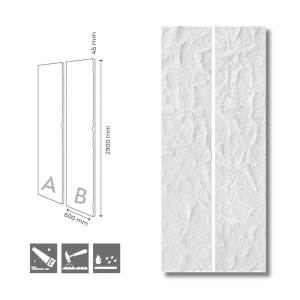 Kaya 60290 A+B Beyaz Kaya Panel